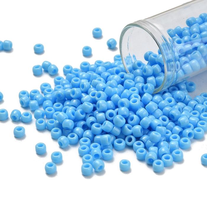 TOHO-pärlor runda 6/0, Opaque Blue Turquoise (50st)