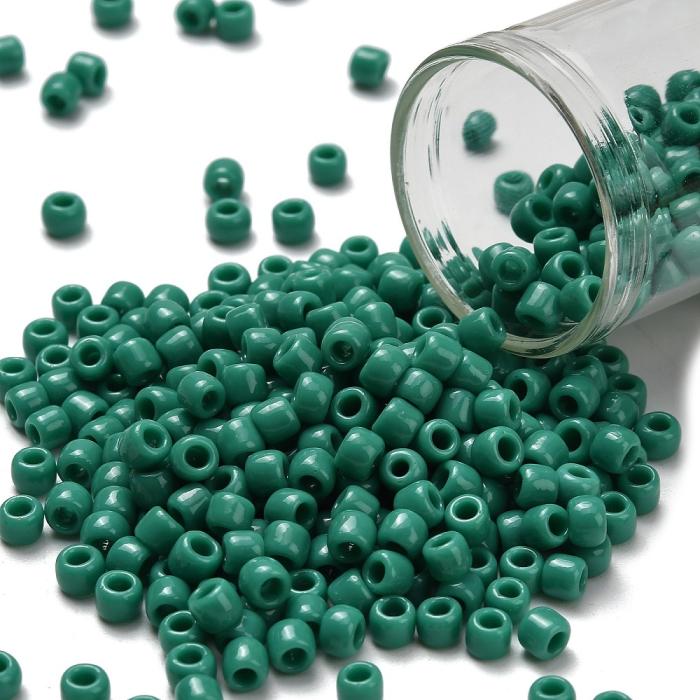 TOHO-pärlor runda 6/0, Opaque Dark Turquoise (50st)