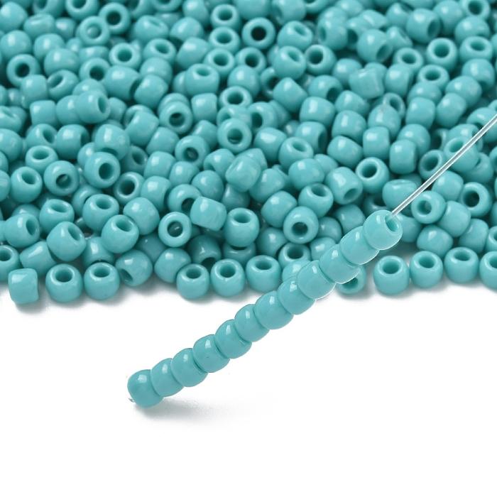 TOHO-pärlor runda 6/0, Opaque Turquoise (50st)