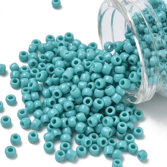 TOHO-pärlor runda 6/0, Opaque Turquoise (50st)