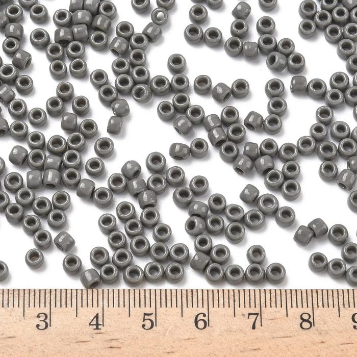 TOHO-pärlor runda 6/0, Opaque Dark Grey (50st)