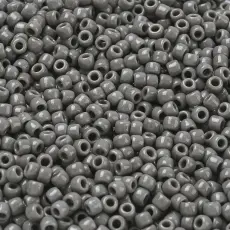 TOHO-p&auml;rlor runda 6/0, Opaque Dark Grey (50st)