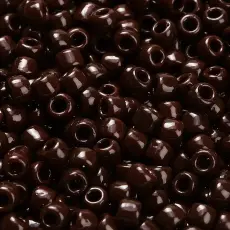 TOHO-p&auml;rlor runda 6/0, Opaque Deep Chocolate Brown (50st)