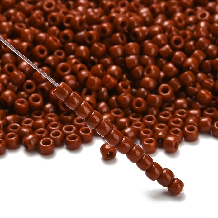 TOHO-pärlor runda 6/0, Opaque Terra Cotta (50st)