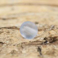 Frostad glaspärla 4 mm, Ljusblå (60st)