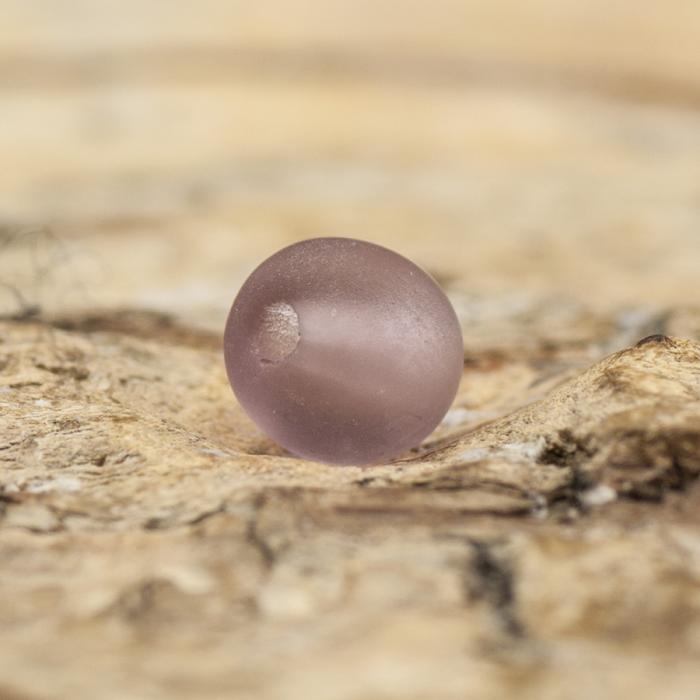 Frostad glaspärla 4 mm, Syrénlila (60st)