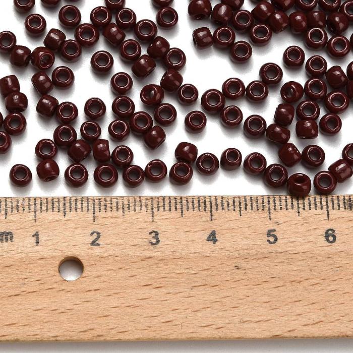 TOHO-pärlor runda 6/0, Opaque Oxblood (50st)