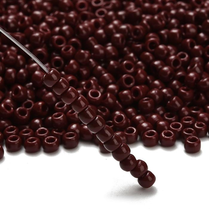 TOHO-pärlor runda 6/0, Opaque Oxblood (50st)