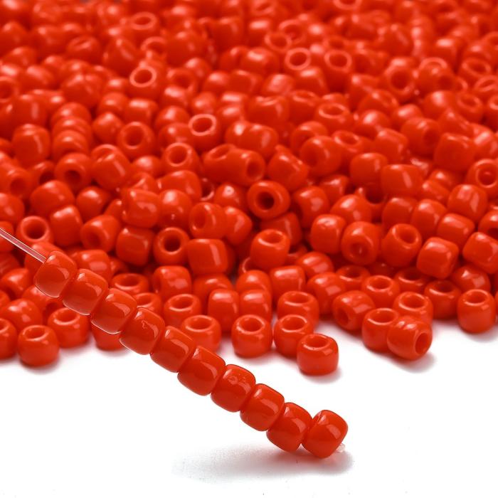 TOHO-pärlor runda 3/0, Opaque Sunset Orange (40st)