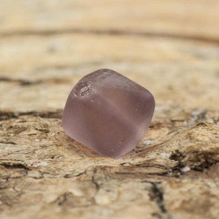 Frostad Glaspärla Oktaeder 5x6 mm, Lila (30st)