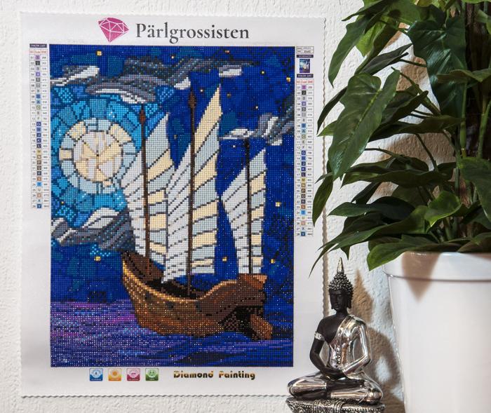 Diamond Painting Canvas 30 x 40 cm, Skepp