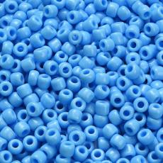 TOHO-p&auml;rlor runda 3/0, Opaque Blue Turquoise (40st)