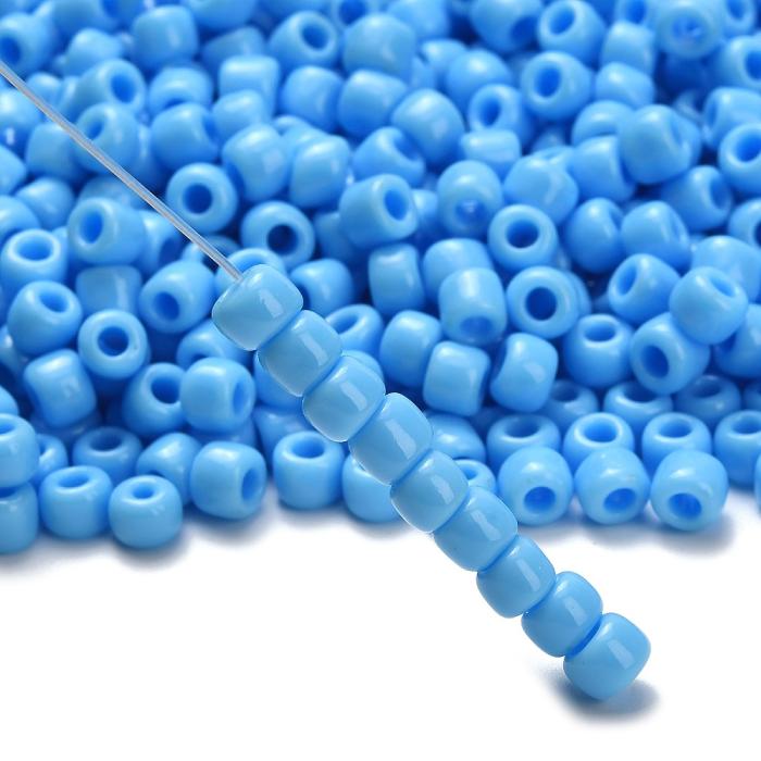 TOHO-pärlor runda 3/0, Opaque Blue Turquoise (40st)