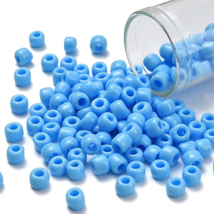 TOHO-pärlor runda 3/0, Opaque Blue Turquoise (40st)