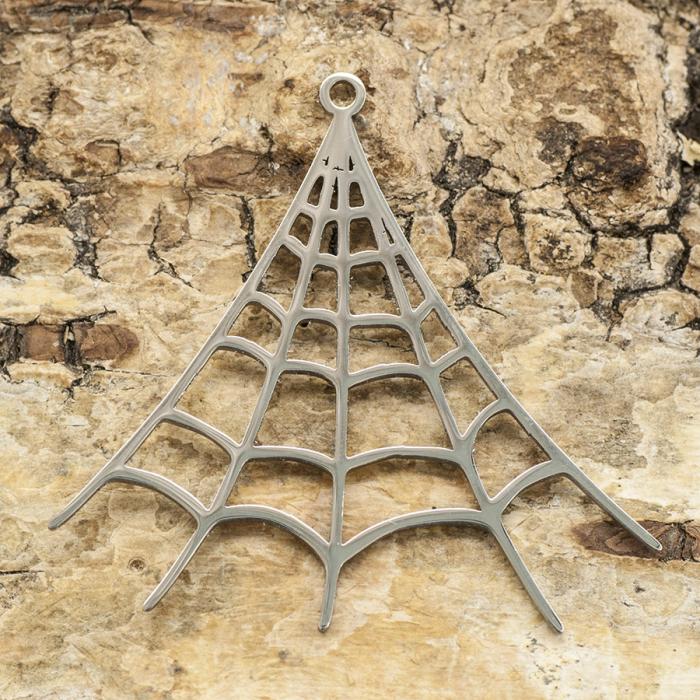Berlock Spindelnät i Rostfritt stål 35,5x33 mm (st)