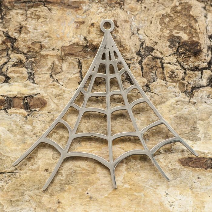 Berlock Spindelnät i Rostfritt stål 35,5x33 mm (st)