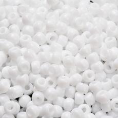 TOHO-p&auml;rlor runda 3/0, Opaque White (40st)