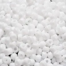 TOHO-p&auml;rlor runda 3/0, Opaque White (40st)