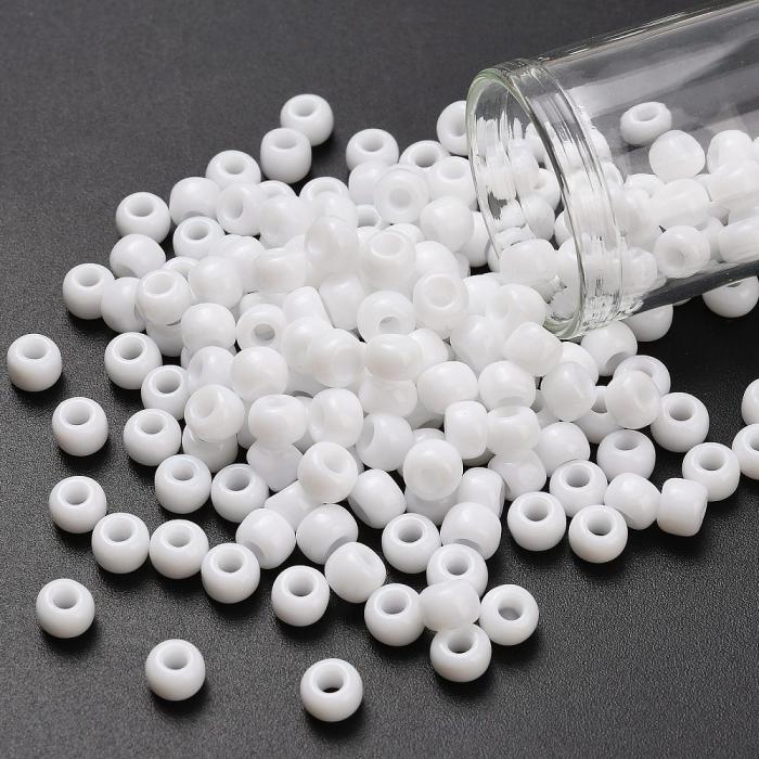 TOHO-pärlor runda 3/0, Opaque White (40st)
