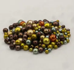 Vaxad glasp&auml;rla 4-8 mm, H&ouml;st/Skogmix (50g)