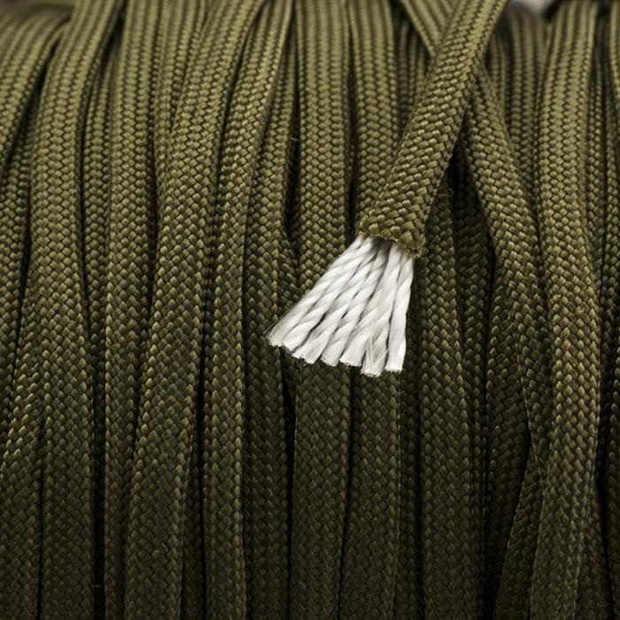 Paracord 4 mm, Mörk olivgrön (meter)