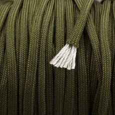 Paracord 4 mm, Mörk olivgrön (meter)