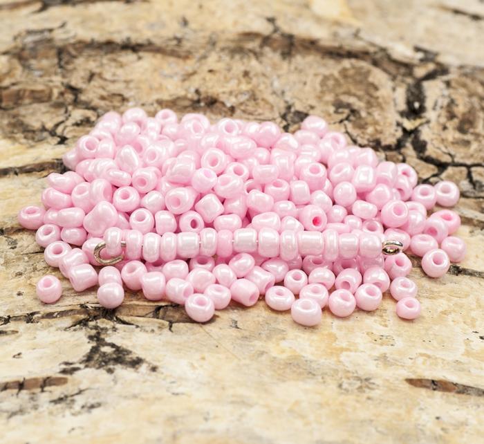 Seed Beads opak 3 mm, Rosa (20g)