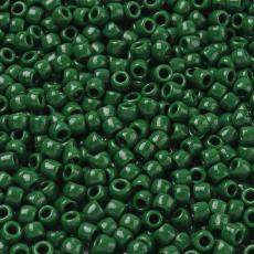 TOHO-p&auml;rlor runda 6/0, Opaque Pine Green (50st)