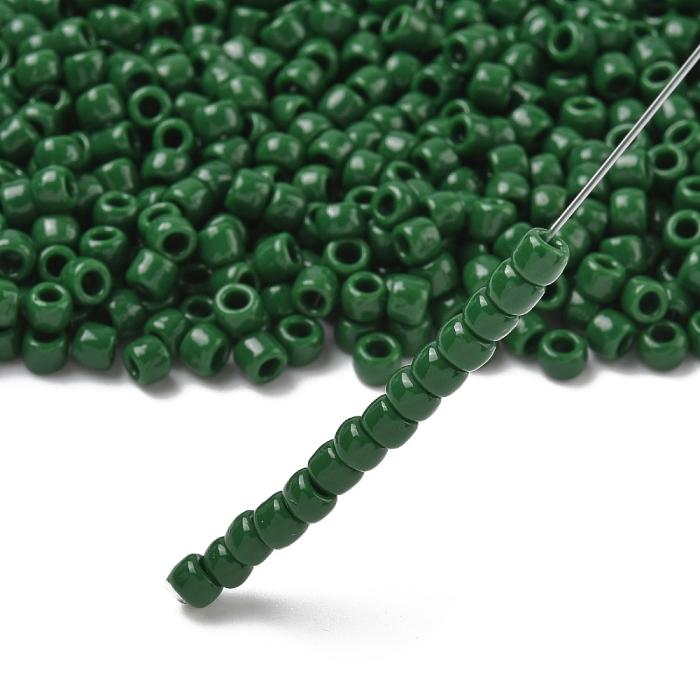 TOHO-pärlor runda 6/0, Opaque Pine Green (50st)