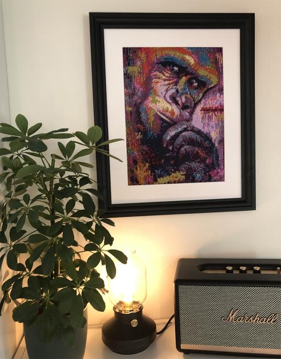 Diamond Painting Canvas 40 x 50 cm, Gorilla