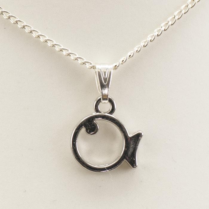 Berlockhållare ögla 7x3 mm, Antiksilver (30st)