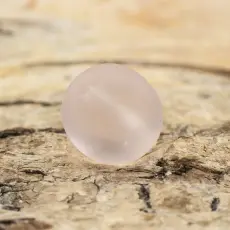 Frostad glaspärla 8 mm, Ljusrosa (20st)