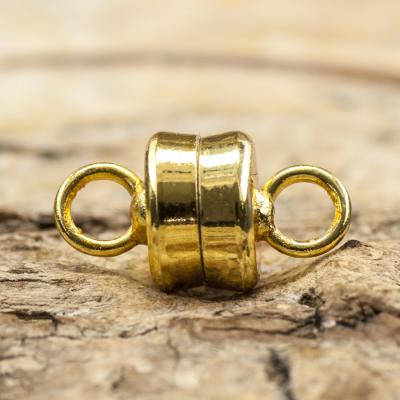 Magnetlås Rondell 10x6 mm. Guldfärg (st)