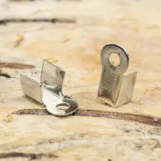 Bandavslut 4x9 mm, Platinafärg (50st)