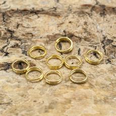Splitring 5 mm, Guldfärg (50st)