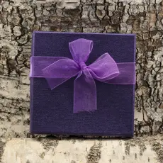 Presentask Armband 9x9 cm, Lila (st)