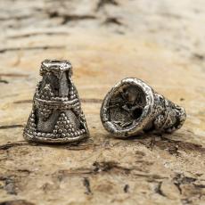 Pärhållare Kon 9x12 mm, Antiksilver (5st)