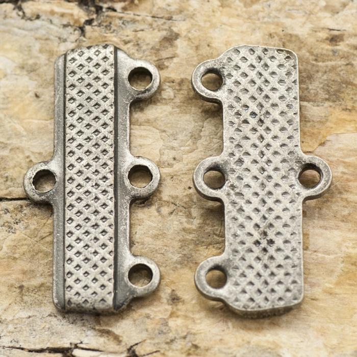 Connector Avslut 1-3 9x18 mm, Platinafärg (5st)