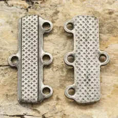 Connector Avslut 1-3 9x18 mm, Platinafärg (5st)