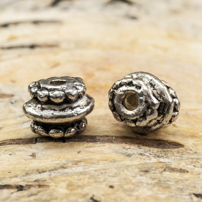 Mellandel Lanterna 6x7 mm, Antiksilver (5st)