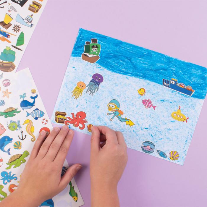 Klistermärken Mega set, Fordon (500st)