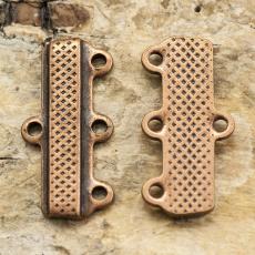 Connector Avslut 1-3 9x18 mm, Antikkoppar (5st)
