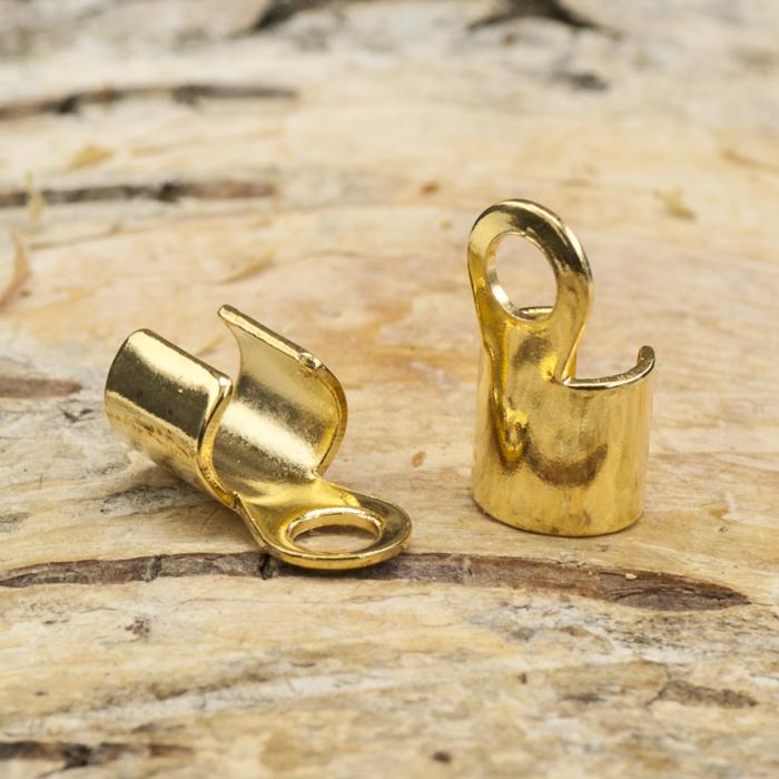 Bandavslut 5x10 mm, Guldfärg (20st)