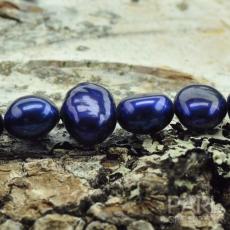 Sötvattenspärla nugget 7-8 mm, Mörkblå (20st)