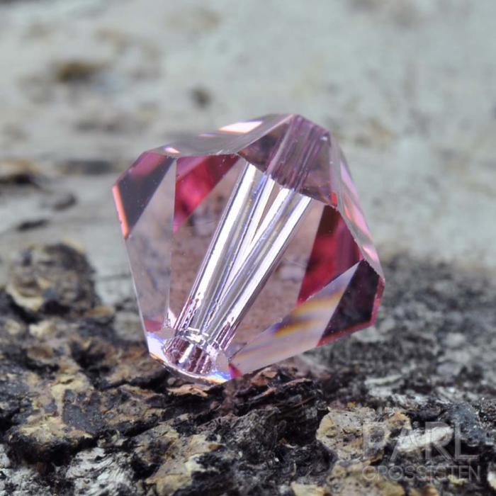 Swarovski bicone 8 mm, Light Rose (2st)