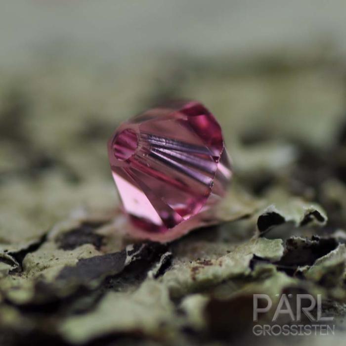 Swarovski bicone 4 mm, Rose (8st)