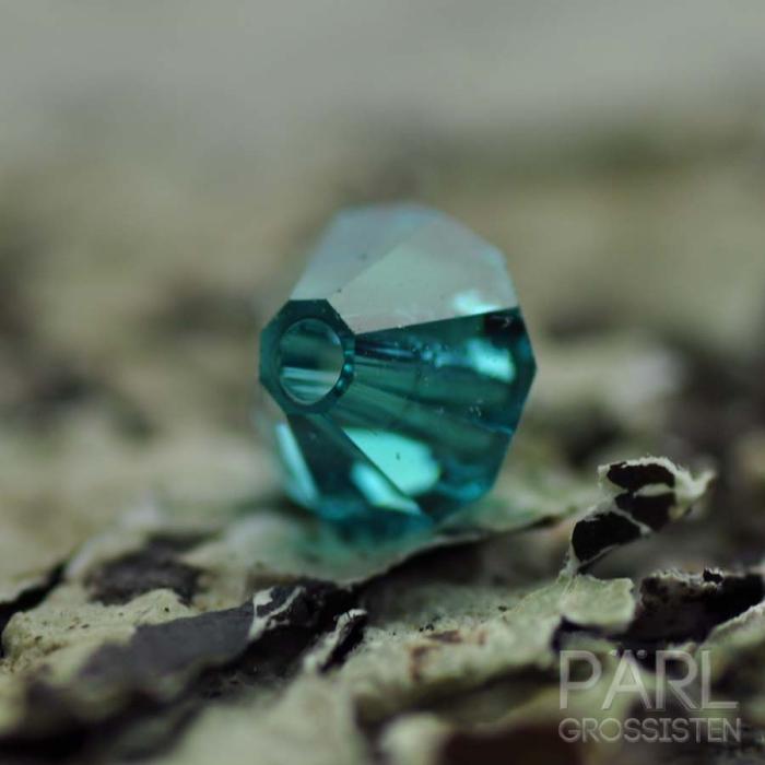 Swarovski bicone 4 mm, Blue Zircon (8st)