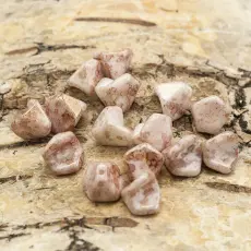 Melerad Glaspärla 10x8,5 mm, Brunrosa (15st)