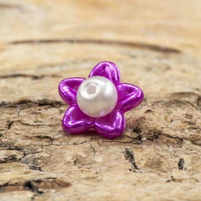 Pärlhållare Pärlblommor 5x10 mm, Mix (30st)