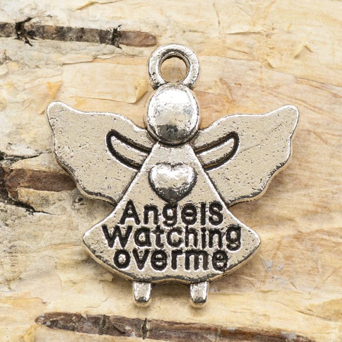 Berlock Angels watching over me, Antiksilver (5st)